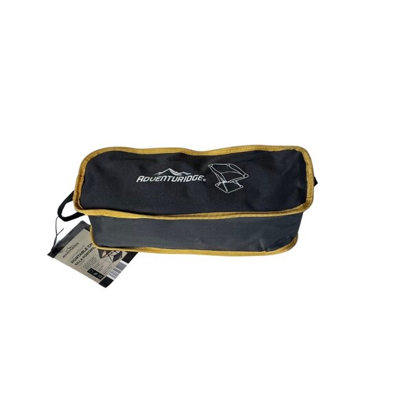 Portable Lightweight Camping Chair with Floor Stability Mat & Carry Bag w/Handle - Picture 1 of 10